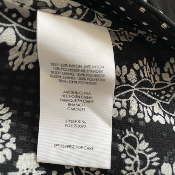 Cabi Black & White Dot Blazer - Picture 10 of 11